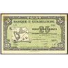 Image 1 : Basse-Terre, Guadeloupe, Banque de la Guadeloupe, 25 francs, ND (1942).