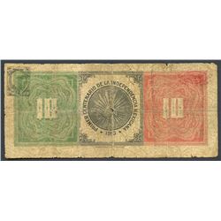 Chihuahua, Mexico, Banco Minero, 10 pesos, 1910, series V.3, Independence Centenary issue.