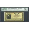Image 1 : Uruachic, Chihuahua, Mexico, Compania Minera, 50 centavos specimen, 18XX, certified PMG Gem UNC 66 E