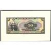 Image 1 : Mexico City, Mexico, Banco de Mexico, 50 peso front proof, no date (1925-34).