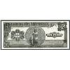 Image 1 : Mexico City Mexico, Banco de Mexico, 2 pesos color trial note black / green, ND (ca. 1920's).