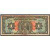 Image 1 : Panama, Banco Central de Emison de la Republica, 1 peso, series 1941, rare "Arias" note.