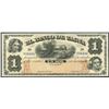 Image 1 : Tacna, Peru, Banco de Tacna, 1 sol remainder, ND (1870).