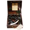 Image 1 : English brass navigational sextant, ca. 1900.