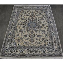 Elegant Regal Shah Abbasi Design Persian Nain-isfahan 8 X 5.4