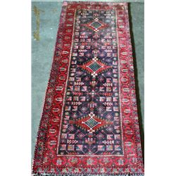 Hand Woven Fine Quality Persian Malayer Runner 8.8 X 3.1
