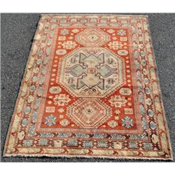 BEAUTIFUL HANDMADE KAZAK DESIGN RUSSIAN RUG 6.6 X 4.10