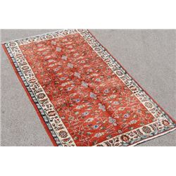 LOVELY AND ELEGANT ALLOVER FLORAL TURKISH RUG 3.11 X 6.11