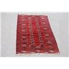 Image 1 : STUNNING GEOMETRIC MEDALLION DESIGN PERSIAN TURKMAN RUG 3.1 X 6.6