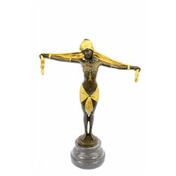 Romanin Dancer Bronze Sculpture on Marble base