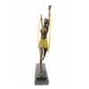 Image 5 : Mirval Ribbon Dancer Bronze Sculpture on marble base Statue