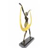 Image 9 : Mirval Ribbon Dancer Bronze Sculpture on marble base Statue