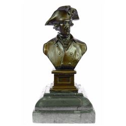 Napoleon Military Bronze Sculpture on marble base Statue