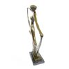 Image 5 : Model Dancer Bronze Statue on marble base Figurine