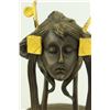 Image 3 : Candy Dish Bronze Figural Sculpture