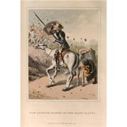 [DE CERVANTES SAAVEDRA, MIGUEL] JARVIS, CHARLES [TRANS.]. DON QUIXOTE DE LA MANCHA. 4 vols. lxxxv...