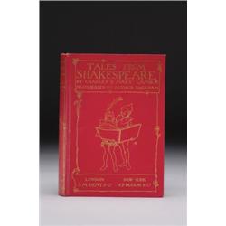 LAMB, CHARLES & MARY. TALES FROM SHAKESPEARE. 304 pp. Illustrated with 12 colour plates by Arthur...