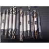 Image 2 : Misc Sized, 3/8" Shank HSS, Double End, End Mills, 46 Total