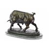 Image 6 : Stock Market Bull Bronze Sculpture Signed By Moigniez