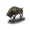 Image 8 : Stock Market Bull Bronze Sculpture Signed By Moigniez