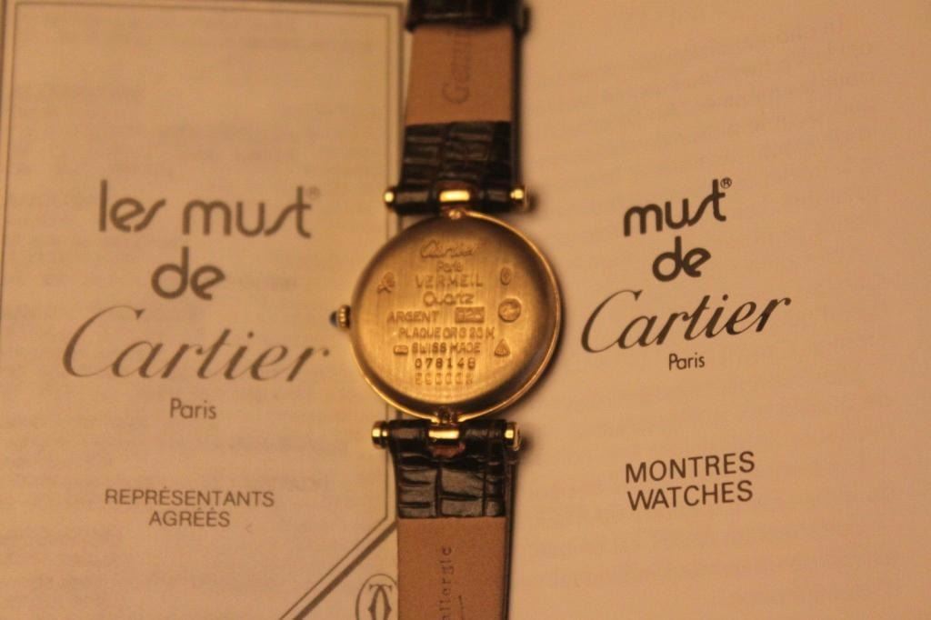 Authentic Must De Cartier Paris Ladies Watch