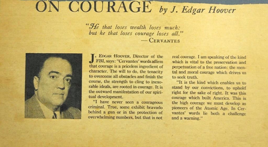1938 J Edgar Hoover, Signed First Edition Book