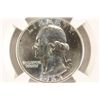 Image 1 : 1963 WASHINGTON SILVER QUARTER NGC MS65