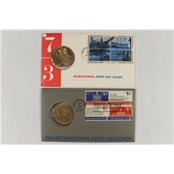 1973 & 1974 US BICENTENNIAL FDC'S