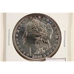 1885-O MORGAN SILVER DOLLAR POLISHED