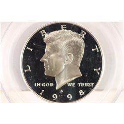 1998-S KENNEDY HALF DOLLAR PCGS PR69 DCAM