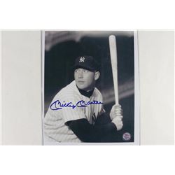 8X10 MICKEY MANTLE AUTOGRAPHED PICTURE