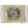 Image 2 : 1965 CANADA SILVER DOLLAR SMALL BEADS POINTED 5