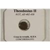 Image 3 : 402-450 A.D. THEODOSIUS II ANCIENT COIN (FINE)