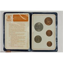 BRITAINS FIRST DECIMAL COIN SET AS SHOWN