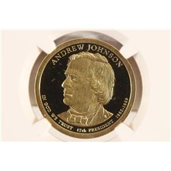 2011-S ANDREW JOHNSON DOLLAR NGC PF69 ULTRA CAMEO