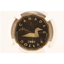 2007 CANADA $1 LOON NGC PF68 ULTRA CAMEO