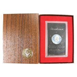 1971-S IKE SILVER DOLLAR PROOF (BROWN PACK)