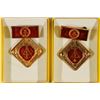 Image 1 : 2-EAST GERMAN SOCIALIST MEDALS IN PLASTIC CASES