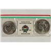 Image 1 : 1968 HUNGARY 50 & 100 FORINT SILVER UNC COINS