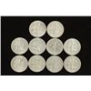 Image 2 : 10 ASSORTED SILVER ROOSEVELT DIMES