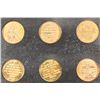 Image 2 : 6 SPACE RELATED BRONZE TOKENS APOLLO XII-XVII