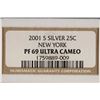 Image 3 : 2001-S SILVER NEW YORK QUARTER NGC PF69 ULTRA CAM