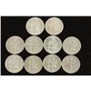 Image 2 : 10 ASSORTED SILVER ROOSEVELT DIMES