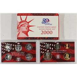 2000 US SILVER PROOF SET (WITH BOX)