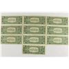 Image 2 : 10 ASSORTED 1957 $1 SILVER CERTIFICATES