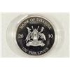 Image 2 : 2010 UGANDA PROOF 100 SHILLINGS MAN EATERS