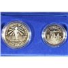 Image 2 : 1986-S STATUE OF LIBERTY 2 COIN PROOF SET