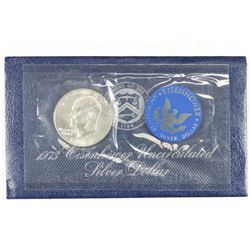 1973-S  IKE SILVER DOLLAR UNCIRCULATED (BLUE PACK)