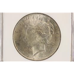 1923 PEACE SILVER DOLLAR BINION UNC TYPE SET