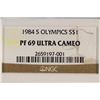 Image 3 : 1984-S OLYMPICS SILVER DOLLAR NGC PF69 ULTRA CAMEO